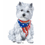 West Highland White Terrier Patriotic T-shirt