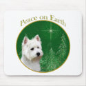 West Highland White Terrier Peace mousepads by GreyWolfCreation West Highland White Terrier Peace mousepads