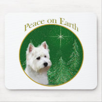 West Highland White Terrier Peace mousepads by GreyWolfCreation West Highland White Terrier Peace mousepads