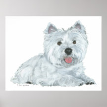 West Highland White Terrier Print