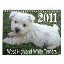 West Highland White Terrier Puppies Calendar 2011
