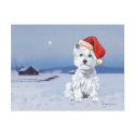 West Highland White Terrier Santa postcards by MaggieRossWesties West Highland White Terrier Santa postcards