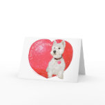 West Highland White Terrier Valentine cards