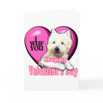 West Highland White Terrier Valentines cards