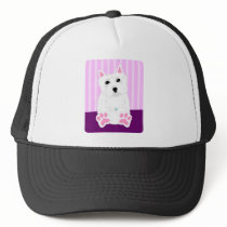 West Highland White Terrier Westie Puppy Hat