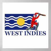 West Indies Cricket Player Print