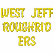 WEST JEFF ROUGHRIDERS embroidered shirts