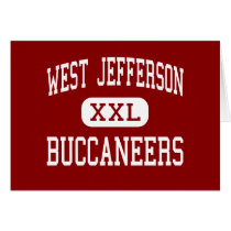 West Jefferson - Buccaneers - High - Harvey cards