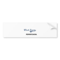 West Lawn Pennsylvania City Classic Bumper Stickers