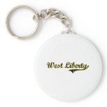 West Liberty Iowa Classic Design keychains