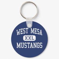 West Mesa - Mustangs - High - Albuquerque keychains