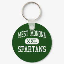 West Monona - Spartans - High School - Onawa Iowa keychains