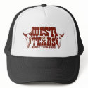 West of Texas Steer Head hats