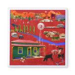 West of the Great Dividing Range Fridge Magnet
