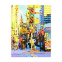 west on wilshire- Postcard by msanniedelle west on wilshire- Postcard