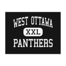 West Ottawa - Panthers - High - Holland Michigan postcards