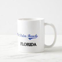 West Palm Beach Florida City Classic Mugs
