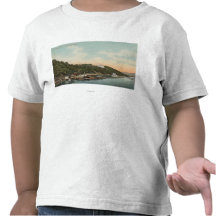 West Point, NY - View of Harbor on Hudson River T Shirt