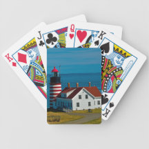 West Quoddy Head Lighthouse Playing Cards