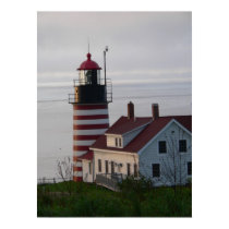 West Quoddy Head Lighthouse Poster posters by hopefulone West Quoddy Head Lighthouse Poster posters
