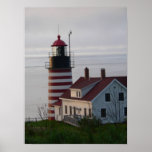 West Quoddy Head Lighthouse Poster