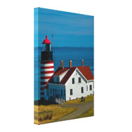 West Quoddy Head Lighthouse Wrapped Canvas wrappedcanvas