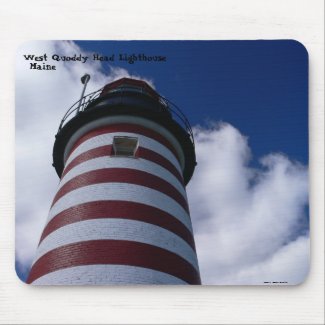 West Quoddy Lighthouse - Mousepad mousepad