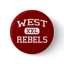 West - Rebels - High School - Knoxville Tennessee buttons by customteamsportswear West - Rebels - High School - Knoxville Tennessee buttons