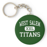 West Salem - Titans - High School - Salem Oregon keychains