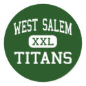 West Salem - Titans - High School - Salem Oregon stickers by customteamsportswear West Salem - Titans - High School - Salem Oregon stickers