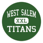 West Salem - Titans - High School - Salem Oregon Sticker