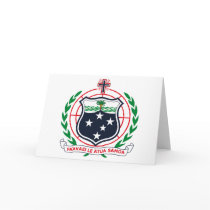 West Samoa Coat of Arms Greeting Card