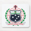 West Samoa Coat of Arms Mousepad by FlagTshirts West Samoa Coat of Arms Mousepad