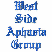 West Side Aphasia Group embroidered shirts by EarthWebPlace West Side Aphasia Group embroidered shirts