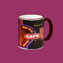 West Side Market( Cleveland) Neon Mug mugs