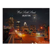 West Sixth Street Austin Post Card