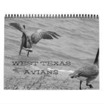 West Texas Avians Wall Calendar