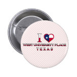 West University Place, Texas Pinback Buttons