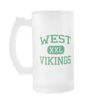 West - Vikings - High - Bakersfield California Mugs