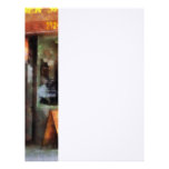 West Village Barber Shop Letterhead Template