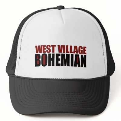 WEST VILLAGE BOHEMIAN TRUCKER HATS by markusnyc