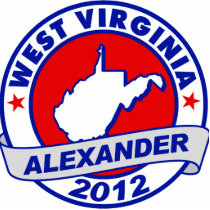 West Virginia  Alexander Acrylic Cut Outs