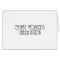 West Virginia Beer Pong cards