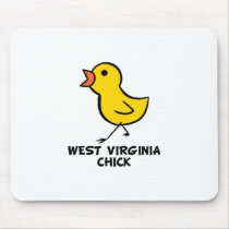 West Virginia Chick Mousepad