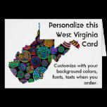 West Virginia Customize card how you like cards