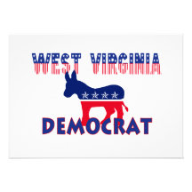 West Virginia Democrat Custom Announcement