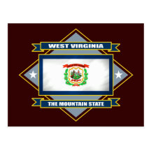 West Virginia Diamond Post Card