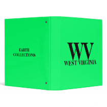 WEST VIRGINIA EARTH COLLECTIONS BINDERS