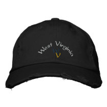 West Virginia Embroidered Hat embroidered hats