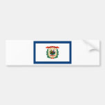 West Virginia Flag Bumper Sticker